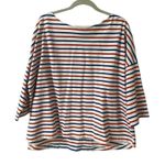 J.Crew  knit top red white & blue stripe sz XXL Photo 0