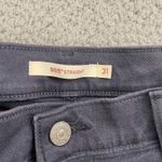 Levi's Levi’s 505 Straight leg Pants Women 31 Gray 5 Pocket Stretch Photo 2