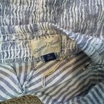 Universal Threads Never Worn! Nautical Blue and White Striped Crop Top Photo 2