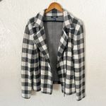 CHAPS Zip Moto Plaid Sweater Jacket Photo 4