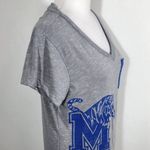 Colosseum  Women's Gray University of Memphis Tigers Tee Size Medium Photo 3