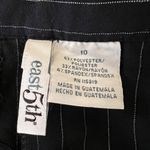 East 5th Womens Pin Stripe Hi Rise Straight Leg Dress Pants Blue Size 10 EUC Photo 5
