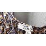 Blush Vintage cream dress with pink floral design women’s Sz M Spring Summer Y2K Photo 6