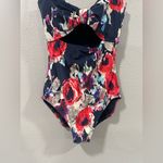 Kate Spade Revolve New York Double Strap Peep Hole Swimsuit In Rich Navy Photo 2