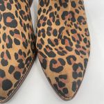 Seychelles  Boots Size 8.5 Booties Animal Print Zipper Chunky Block Heel Leather Photo 4