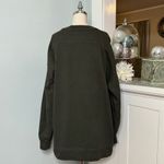 Lululemon Perfectly Oversized Crew Sweatshirt Dark Olive Green Size 12 Photo 6