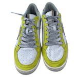 Shu Shop Paz Women's Yellow Silver Glitter Low Top Lace Up Sneakers Shoes Size 8 Photo 1