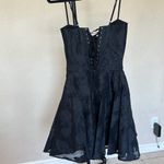 House Of CB  'Serenita'‎ Black Floral Lace Back Mini Dress NWOT Size S Photo 9