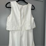 See By Chloe  Embellished Midi Dress White Embroidered Size L EU 40 Photo 7