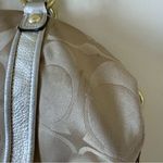 Coach  Poppy Signature Spotlight Gold Tote Shopper Shoulder Bag Tote Photo 5