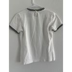 Tommy Hilfiger Top Womens Small White High Neck Y2K Preppy Old Money Vintage Photo 1