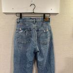 American Eagle  STRIGID Highest Rise Baggy‎ Straight Distressed Size 8 Jeans Photo 3
