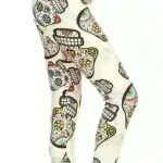Skull day of the dead Super soft buttery leggings! Size undefined Photo 0