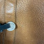 Jennifer Alfano Women’s brown leather shoulder purse 10x14x3.5" 8" handle Photo 1