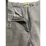 Eddie Bauer 100% Linen Casual Pants Womens Size 10 P Black Pleated Travel HIking Photo 7