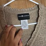 Sag Harbor Vintage  women’s Beige Knit‎ Cardigan size MP Photo 1