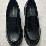 Madden Girl Women’s Chunky Black Loafers Size 6 1/2 Medium Like New Photo 0