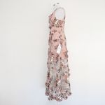 Dress the Population - New! Sidney Floral Appliqué Mesh Gown Photo 5