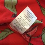 C&E  Women’s floral tassel red Bohemian Tunic halter top size Medium Photo 4