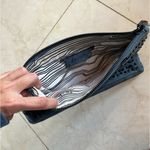 She+Lo Like New Blue Studded Clutch Medium Size Photo 2