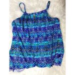 MiracleSuit New. blue peephole tankini top. 16DD. Retails $142 Photo 6