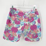 Birdies  And Bows Fairway Golf Floral Print Shorts bump run short size 4 Photo 6