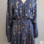 Mittoshop  Long Sleeve Floral Dress‎ Size Large NWT Photo 0