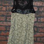 belle du jour Lovely Animal Print Top Lace M Photo 4