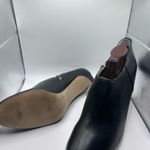 Michael Kors Ankle Boot Zip Heels Bootie Black Leather Photo 1