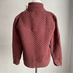 Patagonia Cotton Quilt Snap Pullover Small Red Maroon Sweatshirt Organic Photo 1
