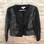 Tory Burch NWT  Daria Tweed Paneled Moto Jacket Photo 3