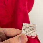 Market & Spruce  STITCH FIX Plus Size Cleve Flutter Sleeve Blouse Raspberry Pink Photo 10