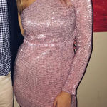 L'ATISTE Sparkly pink mini dress Photo 0