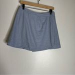 Open Edit  Medium Button Wrap Skirt Blue‎ Chambray CP Photo 1