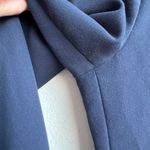 Abercrombie & Fitch Navy Blouse Wide Straight Leg Trouser Pants Size 28/6 SHORT Photo 3