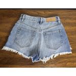 PacSun  Women's Vintage High Rise Distressed Booty Shorts Size 25"Button Fly Jean Photo 6