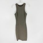 Lululemon  Ribbed Softstreme Slim Fit Tank Dress in Army Green Size 2 Photo 2