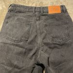 Princess Polly  ZAIDEN STRAIGHT LEG JEANS BLACK Charcoal DENIM Size 4 Women Photo 3