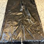 Noisy May  Vinyl Shiny Black Straight Leg Pants Photo 5