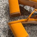 Billini Orange Chunky Strap Heels Size 8 Photo 4
