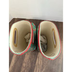 Bogs Rain boots Fruit Strawberry Farmhouse Cottagecore Women’s 7 EUR 38 EUC Blue Photo 5