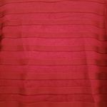 August Silk Mulled Wine Stripe Long Sleeve Turtleneck Medium Photo 6