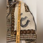 Vintage Equestrian Tapestry Jacket Horse Girl Hounds Button Front XL *Flaw* Photo 7