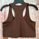 Girlfriend Collective  Cafe Brown Paloma Racerback Sports Bra Style 1002 Sz L Photo 8