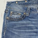 Miss Me Loose Saddle Stitching Bootcut Jeans Photo 5