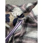 CAbi  Shirt‎ Women Small Button Front Plaid Floral Mixed Print Festival #233 Photo 8