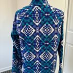 Eddie Bauer Blue Aztec Print Fleece Photo 1