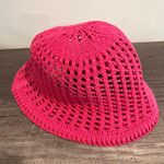 Pink Crochet Bucket Hat by On 34th Photo 0