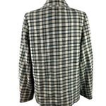 We The Free Luminary Plaid Flannel Jacket Blazer Double Breasted Neutral Tan S Photo 7