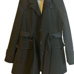 Fleet Street Ltd Elegant Black Women's Short Trench Coat Photo 0
